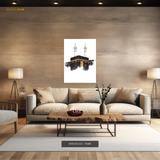 Beautiful KAABA House of Allah Islamic Premium Wall Art