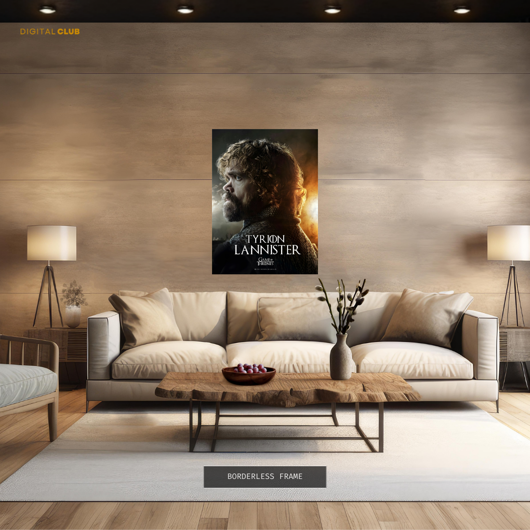 Tyrion Lannister - Game Of Thrones - Premium Wall Art