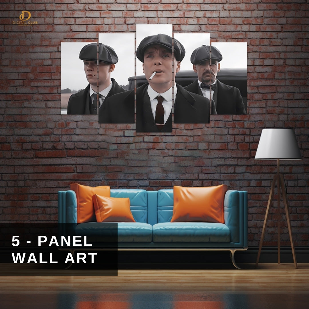 Peaky Blinders - Series - 5 Panel Wall Art