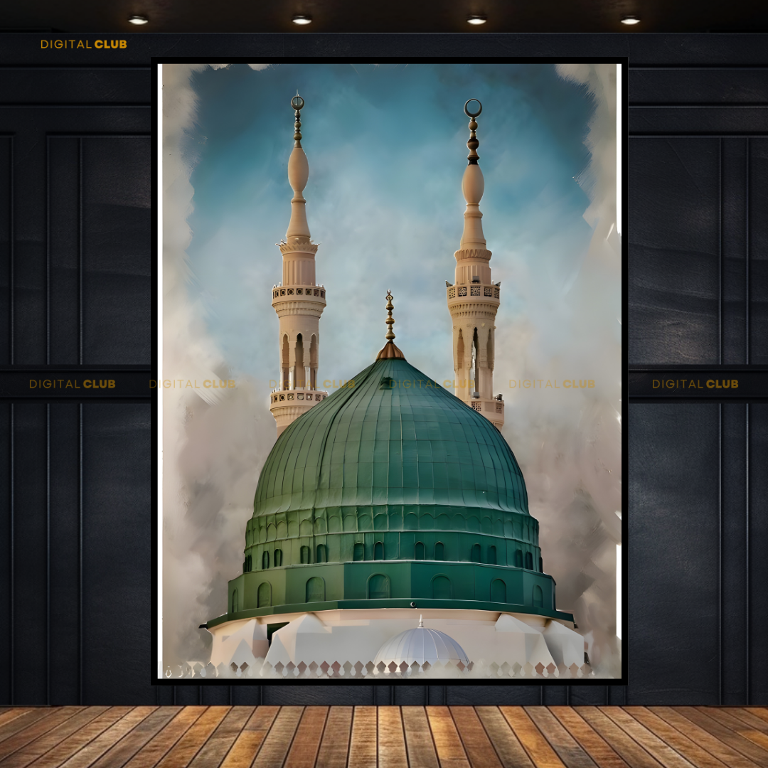 Masjid e Nabwi Madina Islamic Premium Wall Art