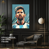 Lionel Messi 10 - Football - Premium Wall Art