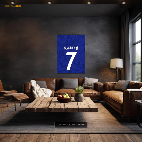 Kante 7 - Chelsea Shirt - Premium Wall Art