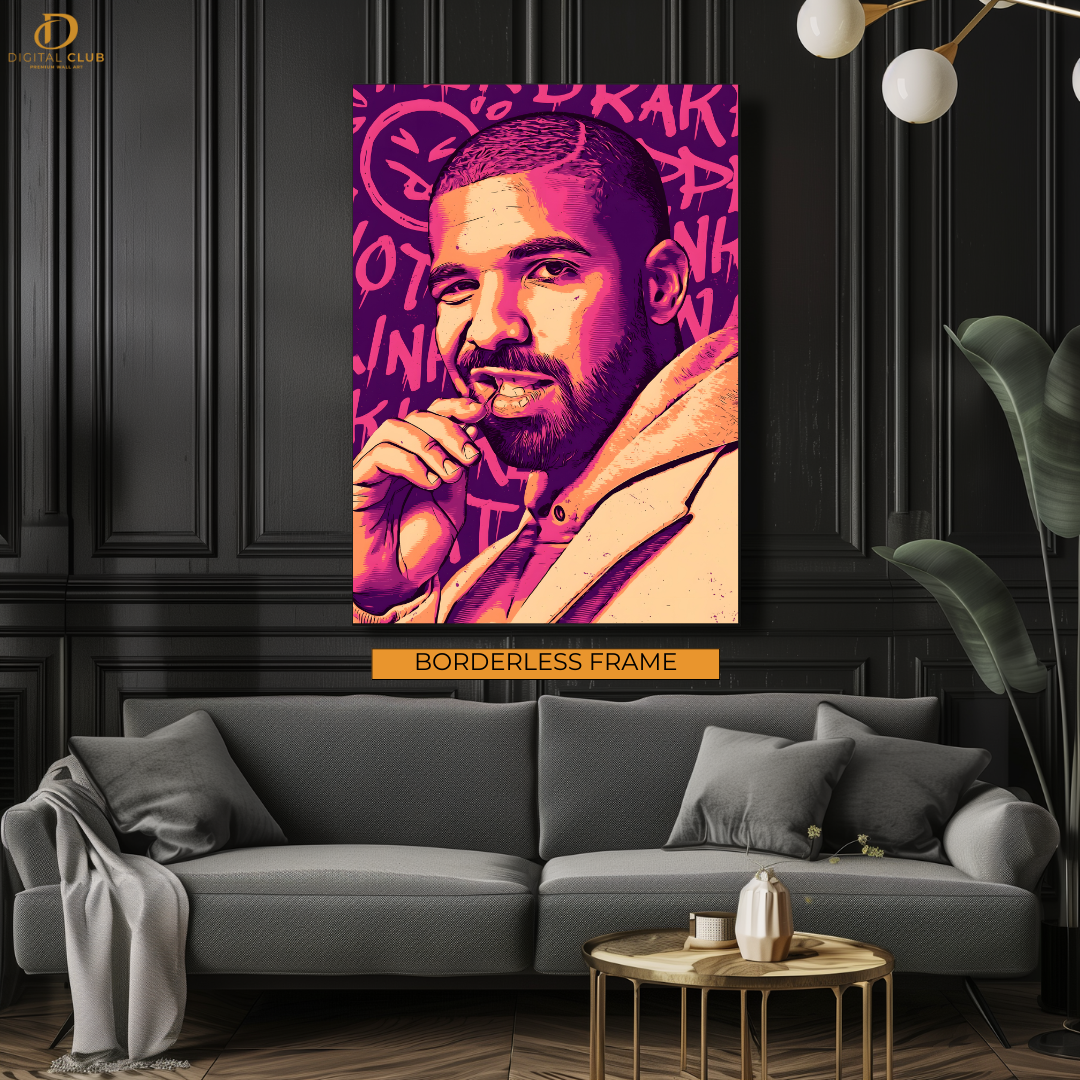 Drake - Music Artwork - Premium Wall Art