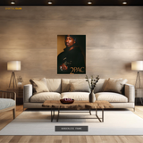 Tupac Shakur Rapper Premium Wall Art