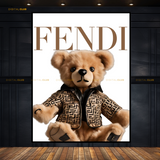 FENDI Teddy Bear Premium Wall Art