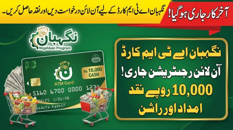 Finally Released! Apply for Nigehban ATM Card Online & Get Rs. 10,000 Cash.